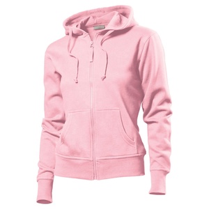Vente chaude de haute qualité femmes hiver sweats à capuche imprimés conception personnalisée poche zippée pull sweats cordons cou - Product Image 1