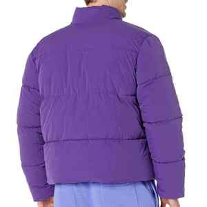 Latest Designs OEM Custom Logo Winter Puffer Jacket for Men's Outdoor Male Coats with Padded <b>Bubble</b> Polyester Nylon Jacket - Product Image 2