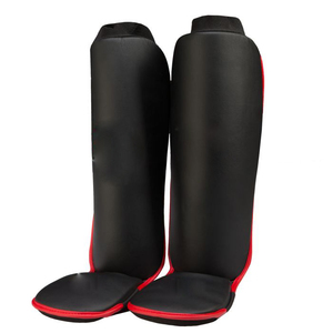 Espinilleras Profesionales Lawd Sports con Diseño de Llama Naranja, Material de PVC/Cuero/PC para Entrenamiento y Protección de Muay Thai - Product Image 4