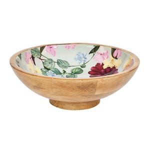 Tazón para Ensalada de Madera de Mango de Alta Calidad, Hecho a Mano, con Adhesivo Esmaltado, Tazón de Madera para Frutas, Vajilla, Platos para Servir, Utensilios de Cocina - Product Image 3