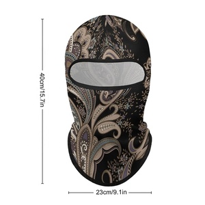 Pasamontañas de sublimación completa, transpirable, para esquí, protección contra el polvo, actividades al aire libre, para hombres y mujeres - Product Image 2