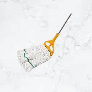 Mopa Blanca de Secado Rápido KSR Premium, Diseño Reutilizable de Alta Calidad con Sistema de Escurrido Eficiente de 4 Lados y Banda Verde Resistente de 2 Pulgadas - Product Image 5