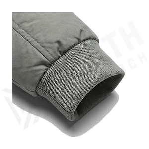 Chaqueta Larga Acolchada con Capucha para Mujer, Gruesa, Resistente al Viento, Relleno de Poliéster, Manga Larga, Color Sólido, Cierre de Cremallera - Product Image 6