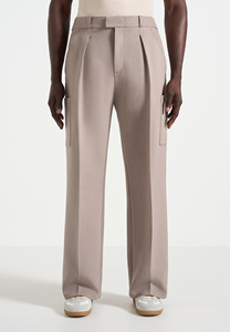 Pantalones de Algodón de Pierna Ancha para Hombre, Cintura Alta con Bolsillos, Tela Oxford Informal, Transpirable, Estilo Otoñal - Product Image 6