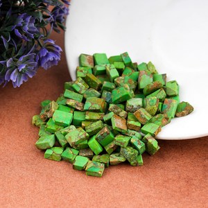 Natural Rare Green Turquoise <b>Raw</b> <b>Crystals</b> Flat Gemstone Rough For Jewelry Making Loose Stone High Quality - Product Image 3