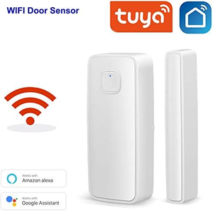 El Sensor de puerta delantera detecta Puertas Abiertas/cerradas Windows Sistema de alarma inalámbrico Alarma de sonido de ladridos Tuya App Compatible con robo - Product Image 2