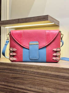 New Western Recycled Leather Crossbody Bag Multi Color Hot Selling Purse Women's Stylish Unique Multi Colored Shoulder Sling Bag - Product Image 2