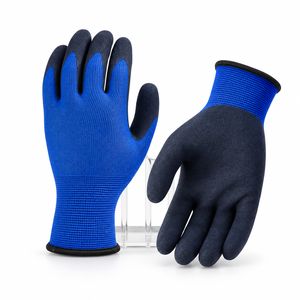 Lightweight Cotton Latex Coated <b>Gloves</b> Soft Fabric Reliable Grip <b>Silicone</b>-free Powder-free for Gardening Assembly Everyday Use - Product Image 6