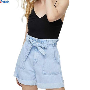 Overoles de Mezclilla para Mujer de BOBBIN INDUSTRIES, Ecológicos, Transpirables, Cómodos, Estilo Hip Hop Vintage, Diseño Cruzado Personalizado de Verano - Product Image 1