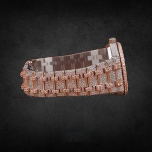 Designer Luxury Vintage Stainless Steel Sapphire ETA Automatic <b>Mechanical</b> Movement <b>Watches</b> Iced VVS Moissanite <b>for</b> <b>Men</b> Wholesale - Product Image 2