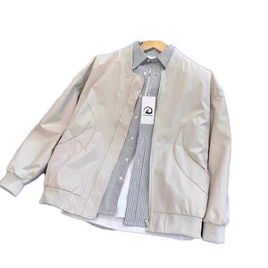 College Satin <b>Jacket</b> for Men and Women Unisex Spring Single Breasted Baseball Collar Custom Logo Satin <b>Jacket</b> With OEM - Product Image 4