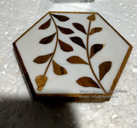 Mini récipient carré à dessert en acrylique de style art moderne personnalisé incrustation de bois couvercle plante plaqué or décoration de la maison mariage-sur