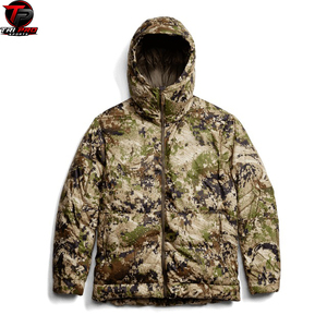 Veste de chasse à capuche camouflage pour homme TriPro Sports - Imperméable, coupe-vent, chaude, rembourrée, hiver, softshell, polyester/coton - Product Image 1
