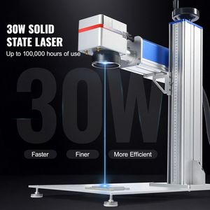 Máquina de Marcado Láser de Fibra de 70W, Compatible con LightBurn, Área de Trabajo de 5.9'' x 5.9'', Máquina de Grabado Láser de Fibra de 30W - Product Image 2