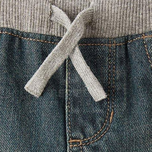 Jeans en denim pour enfants, légers, décontractés, motif 3D, haute qualité, service OEM, coton extensible délavé, couleurs personnalisées en gros - Product Image 3