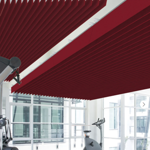 Thiết kế hiện đại Acoustic Trần vách ngăn tấm Pet Acoustic Polyester cảm thấy rãnh bảng điều khiển cho phòng khách sạn hội trường - Product Image 6