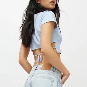 Camisetas Cortas de Mujer de Secado Rápido con Logotipo Personalizado, Verano, Alta Calidad, Transpirables, Precio Económico, Hechas en Fábrica - Product Image 2