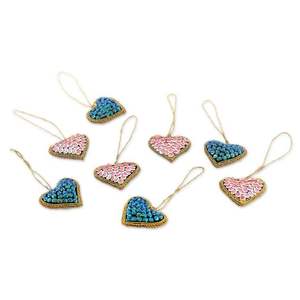 Woven Nylon <b>Key</b> <b>Ring</b> With Colorful Beads Round Shape Zinc Alloy <b>Rings</b> Durable Simple Style - Product Image 2