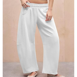 Baggy Pants Men Wholesale Loose Fit Streetwear Sweatpants <b>Wide</b> Leg Athletic Joggers Custom Logo Embroidery Supplier - Product Image 3