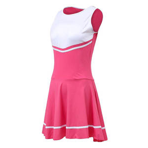 High Quality Women's Quick Dry Lightweight Solid pink Color Cheerleading Uniforms Sets 100% Polyester Customizable 2026 - Product Image 2