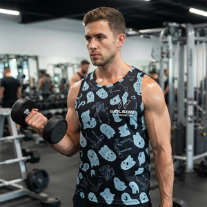 Chaleco Deportivo de Secado Rápido para Hombre, Camiseta sin Mangas Cómoda para Entrenamiento, Levantamiento de Pesas, Running, Fitness y Ejercicios de Gimnasio - Product Image 6