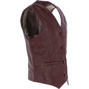 Meilleurs gilets en cuir véritable pour hommes, de haute qualité, respirants, pour motards, vêtements d'extérieur en cuir pour hommes - Product Image 3