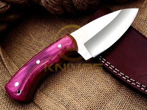 Cuchillos RB, Cuchillo de Caza y Camping de Acero al Carbono con Hoja Fija Personalizada, Mango de Resina de Espiga Completa, Garantía de 3 Años, Tamaño Personalizado OEM - Product Image 3