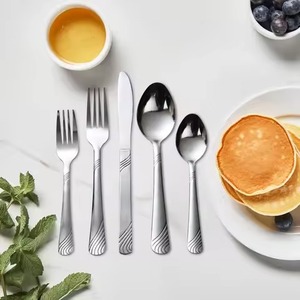 Minimalist Luxury Flatware Set Stainless Steel Tableware <b>Mirror</b> Polish Eco Friendly Dishwasher Safe for Catering Use - Product Image 6