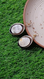 Handmade Polished Buffalo Horn Animal <b>Dangle</b> <b>Earrings</b> Eco-Friendly Boho Jewelry - Product Image 6