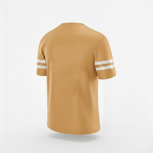 Camiseta de Béisbol con Cuello en V para Hombre, Color Sólido, Manga Corta, 100% Poliéster, Transpirable, Corte Regular, Ropa para Todas las Temporadas - Product Image 6