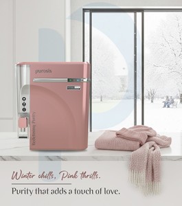 ระบบกรองน้ำดื่ม PUROSIS RUBY PINK แบบ Reverse Osmosis สำหรับใช้ในบ้าน ติดผนังหรือวางบนโต๊ะ พร้อมไฟ LED เกรดสำหรับอาหาร - Product Image 1