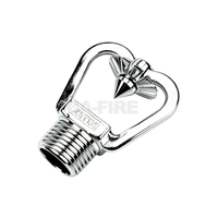 Buse de pulvérisation d'eau haute pression CA-Fire en laiton et acier inoxydable 1,2 MPa pour système de brumisation 15 mm à angle de 90 degrés