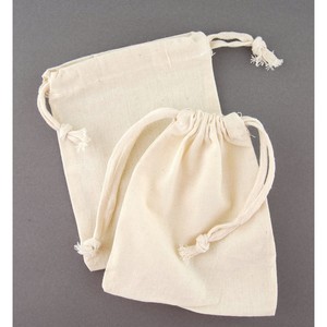 Lot de sacs cadeaux en coton avec cordon de serrage 2026 – Pochettes de rangement écologiques couleur naturelle réutilisables en maille et tissu - Product Image 6
