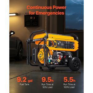 Generatore Portatile Trifase per Casa, 13500W di Picco a Benzina, 12000W di Picco a GPL, 11000W di Picco a Gas Naturale, 50Hz Frequenza DC - Product Image 3