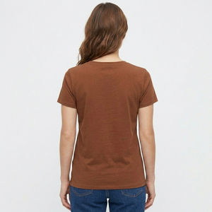 Fabricante de Camisetas Deportivas para Mujer, Cuello en V, Transpirables, de Secado Rápido, Lisas, para Correr, Personalizadas OEM - Product Image 4