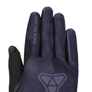 Gants de moto unisexes en cuir noir imperméables et respirants, courts, en tissu, avec fonction tactile et grip antidérapant, pour une conduite complète des doigts - Product Image 4