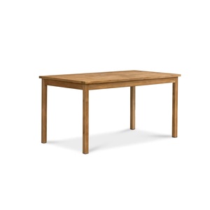 Mesa de Comedor Rectangular Hecha de Madera de Teca Sólida, Duradera, Ecológica, Diseño Moderno para Exteriores, para Patio, Jardín, Restaurante, Resort - Product Image 1