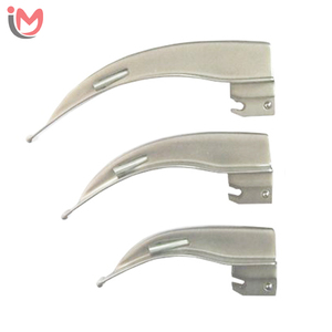 Laryngoscope manuel à fibres optiques Macintosh à prix raisonnable pour la vente en gros avec 4 lames, kit de diagnostic, services OEM - Product Image 3