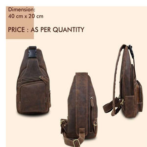 Bolso Bandolera de Cuero Genuino Hecho a Medida en EE. UU., para Mujer, Multiusos, con Capacidad de 30-40L - Product Image 6