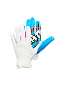American Flag Design Batting Gloves Red White Blue Padded <b>Hook</b> And Loop Closure Unisex Adult Training Gloves - Product Image 6