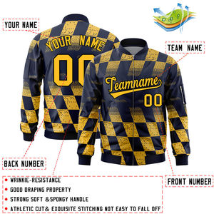 Vestes d'hiver pour hommes personnalisées OEM, en tissu polyester, chaudes, style bomber, style baseball, grandes tailles, personnalisables - Product Image 2