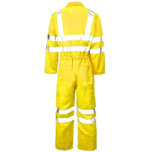 OEM Unisex Hi Vis Safety Workwear Uniforms Long Sleeve Breathable Polyester Level a Protection for <b>Fire</b> Protection Low Price - Product Image 6