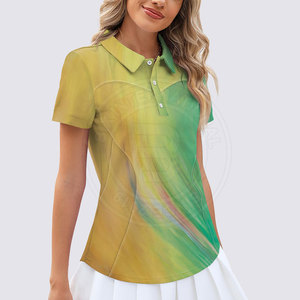 Camisetas de Polo de Golf Premium para Mujer, Cómodas, Transpirables, de Secado Rápido, Tejido Suave, Ropa Deportiva - Product Image 6
