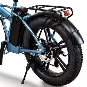 Bicicleta Eléctrica Plegable de Lujo con Llantas Anchas de 20*4 Pulgadas, 7 Velocidades, Equipada con Frenos de Disco Dobles, Batería de Litio de 48V 10Ah - Product Image 4