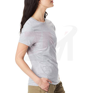 Camiseta Extra Grande de Algodón Premium para Mujer, Transpirable, de Corte Holgado, Tela Suave, Informal, para el Verano, Ropa de Calle, Uso Diario - Product Image 4