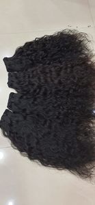 Letsfly 9A ผมบราซิลแบบ Body Wave Remy Hair ต่อผมแบบเครื่องจักร Double Weft ผมเวอร์จิ้นสีน้ำตาล 20 ชิ้น/ล็อต 100 กรัม Single Drawn - Product Image 4