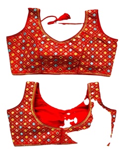 Blusa bordada de fiesta de diseñador para mujer, cosida, lista para usar, precio bajo, venta al por mayor, Surat étnico - Product Image 1