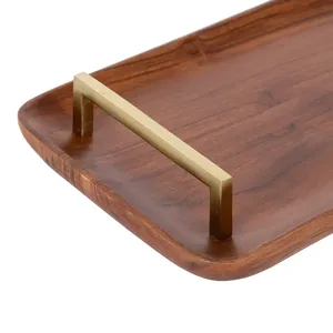 Contemporary Handmade Wood <b>Centrepiece</b> Tray Asian Zen Design for Wedding <b>Tables</b> <b>Dining</b> Rooms Hotels Restaurants-Multi-functional - Product Image 3