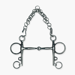 Bocados Pelham de Acero Inoxidable de Alta Calidad con Cadena, Bocados Ingleses para Caballos, Bocado Pelham Mullen, Precio al por Mayor - Product Image 2
