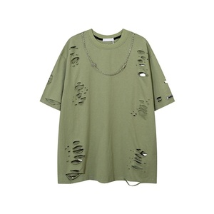 <b>Top</b> Trending Men <b>Distressed</b> T Shirt Fully Customized Lightweight Easy Wear Breathable <b>Distressed</b> T Shirt With Durable Material - Product Image 6